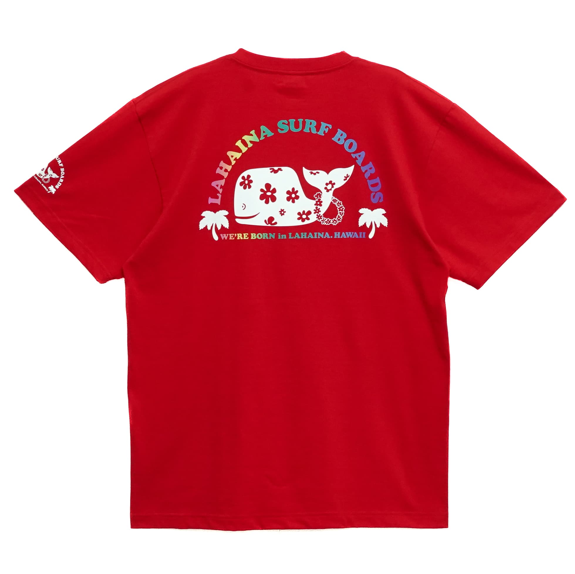 【のばら】 LAHAINA 半円花クジラレインボーTシャツ | LAHAINA SURF&EARTH