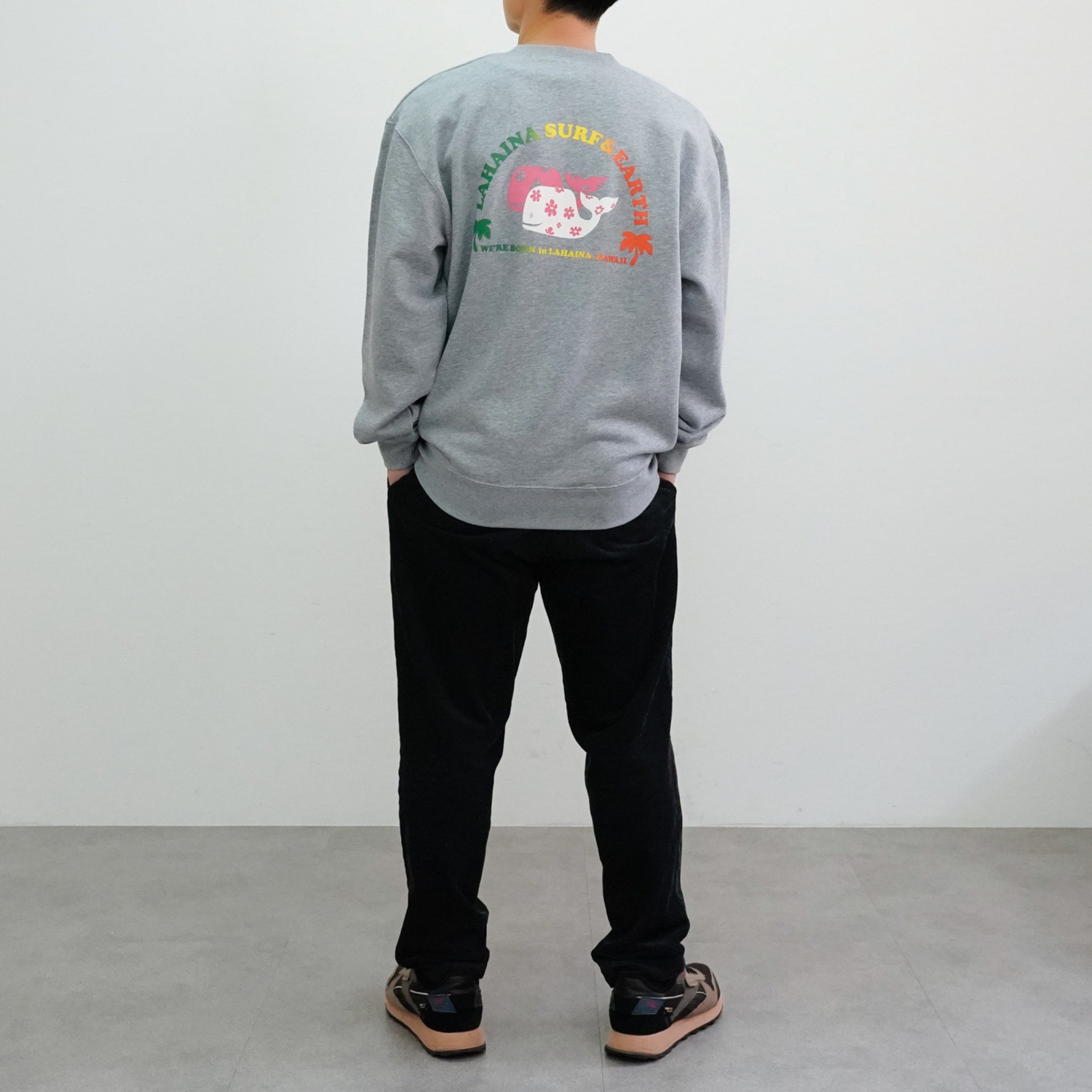 LAHAINA 復刻版半円花クジラトレーナー | LAHAINA SURF&EARTH