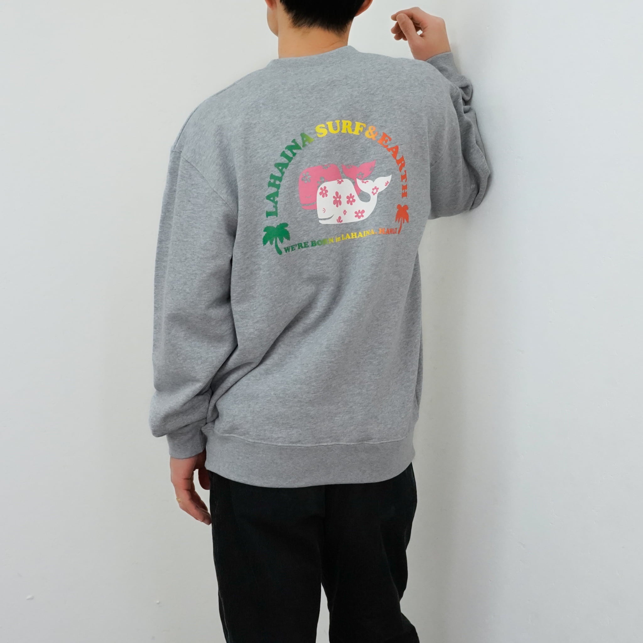 LAHAINA 復刻版半円花クジラトレーナー | LAHAINA SURF&EARTH