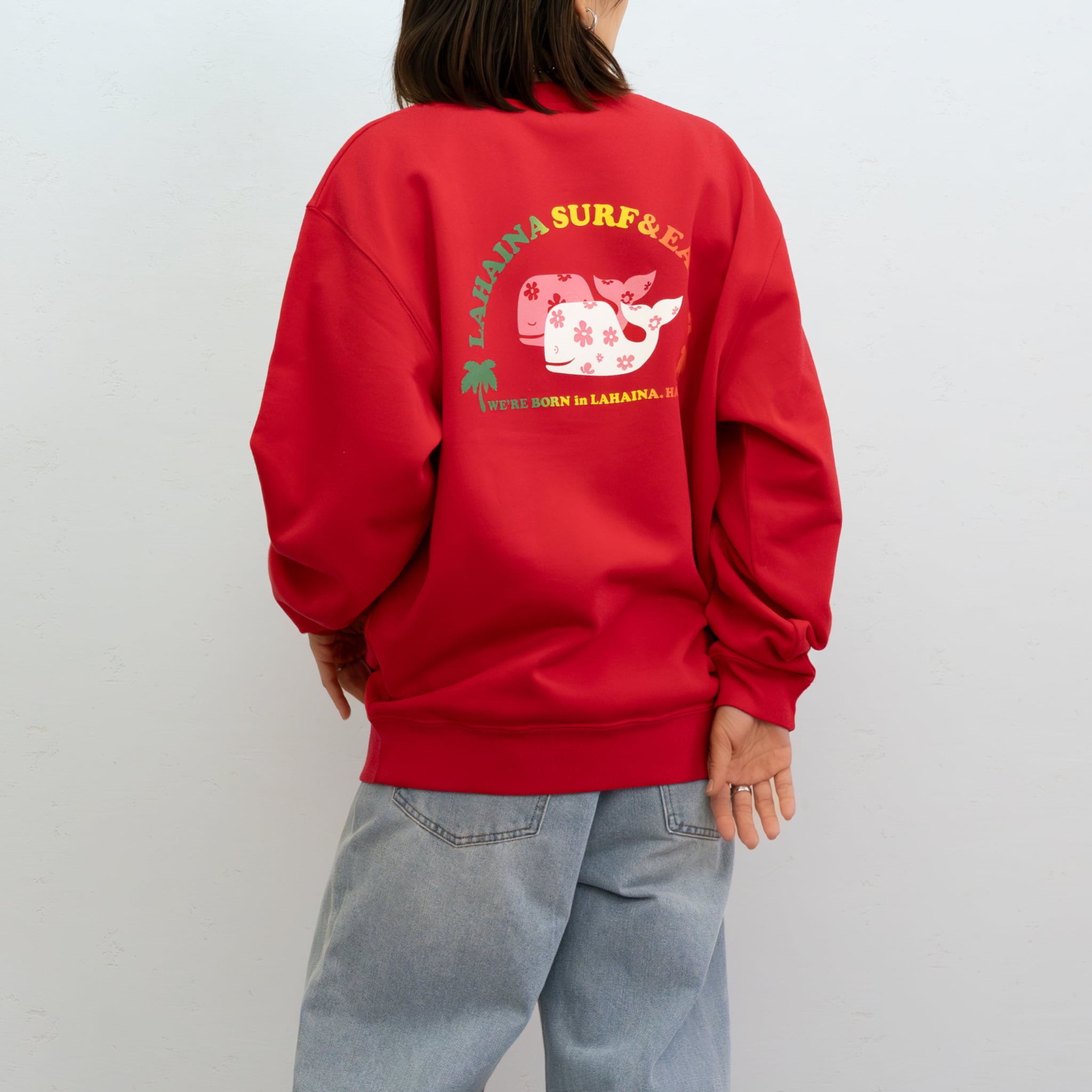 LAHAINA 復刻版半円花クジラトレーナー | LAHAINA SURF&EARTH