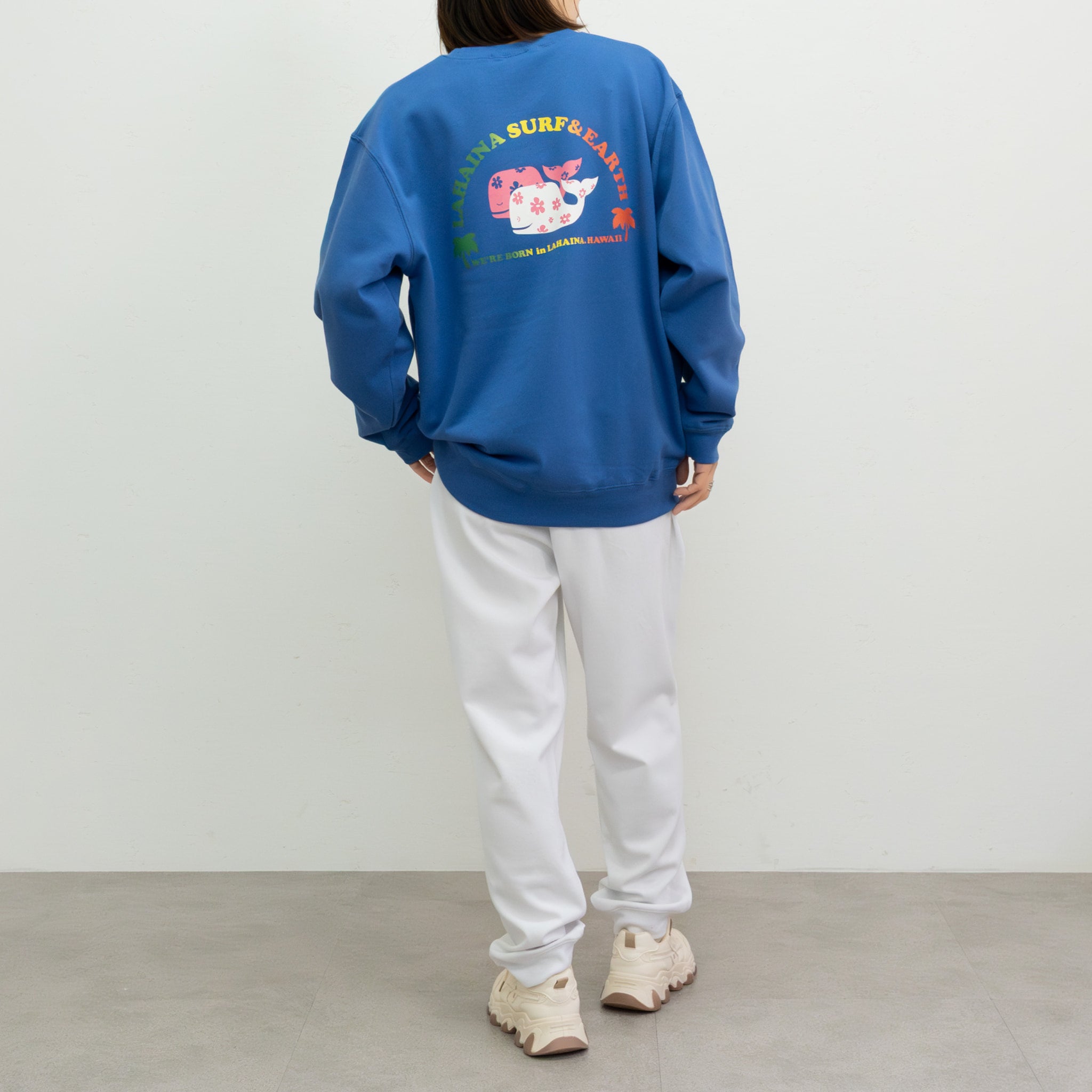LAHAINA 復刻版半円花クジラトレーナー | LAHAINA SURF&EARTH
