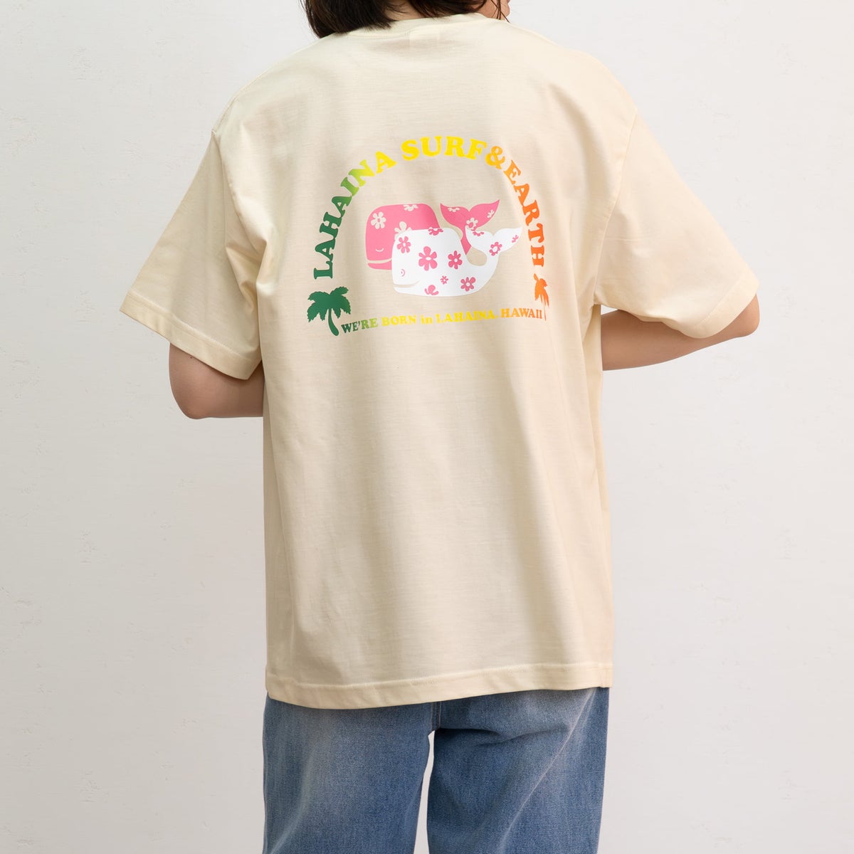 LAHAINA復刻版半円花クジラTシャツ