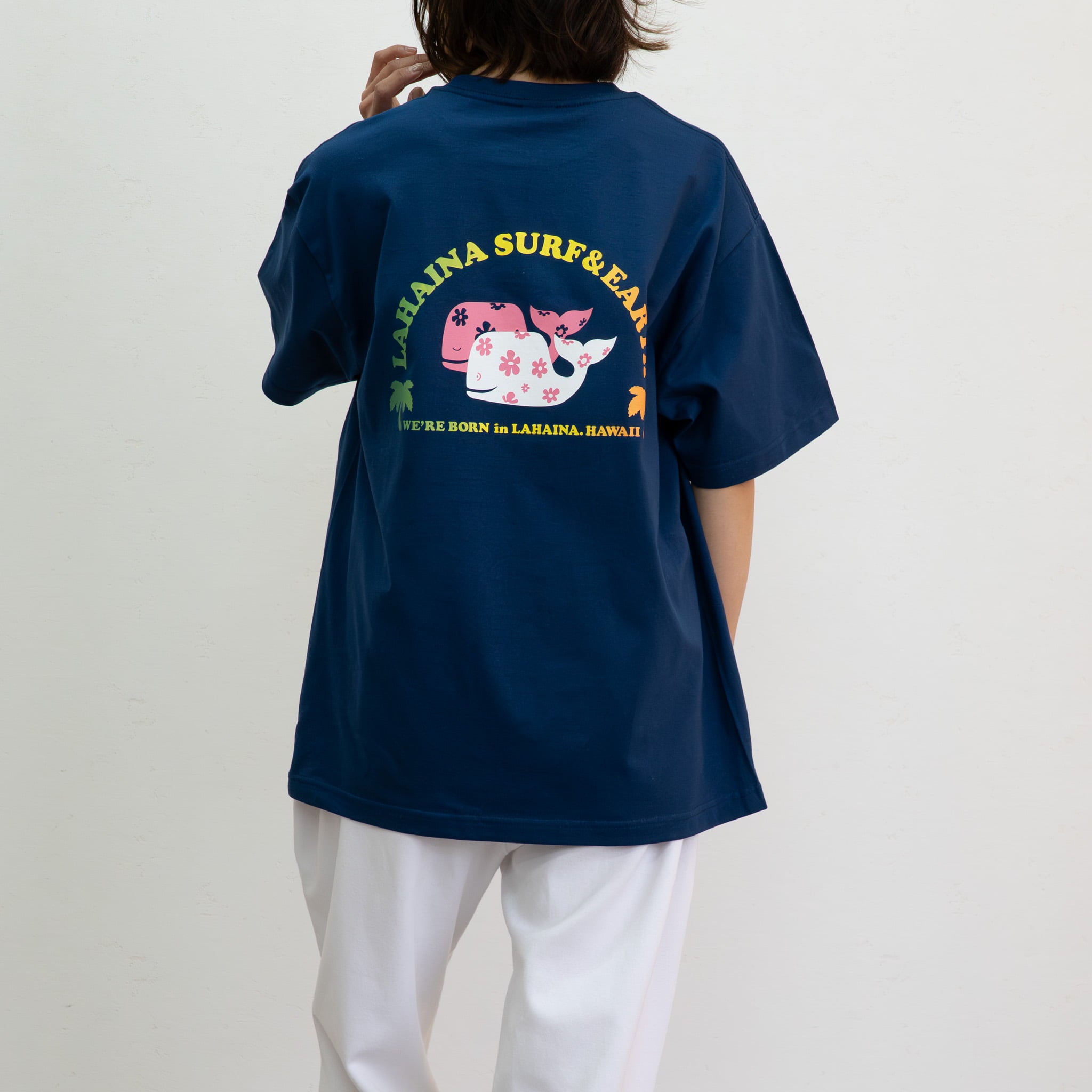 LAHAINA復刻版半円花クジラTシャツ | LAHAINA SURF&EARTH