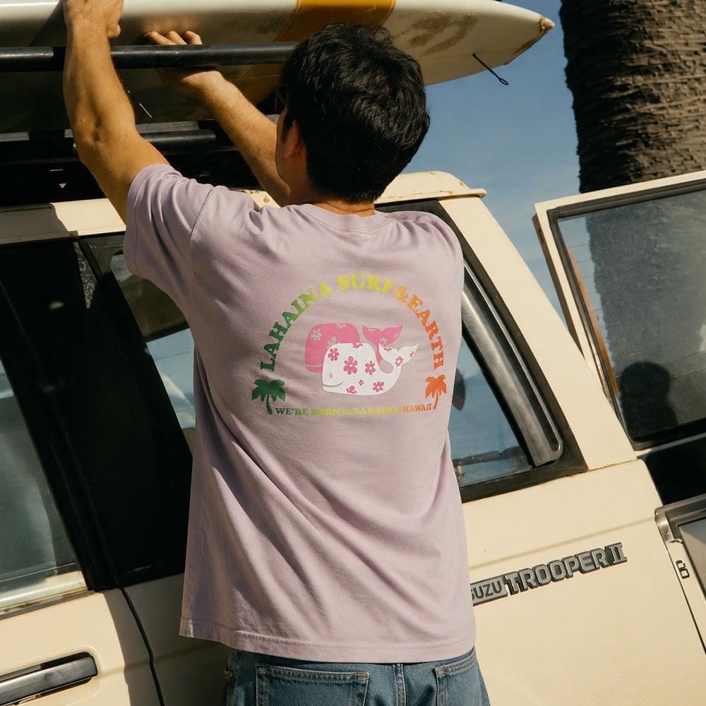 LAHAINA復刻版半円花クジラTシャツ | LAHAINA SURF&EARTH
