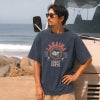 LAHAINA カレッジ風花クジラロゴTシャツ